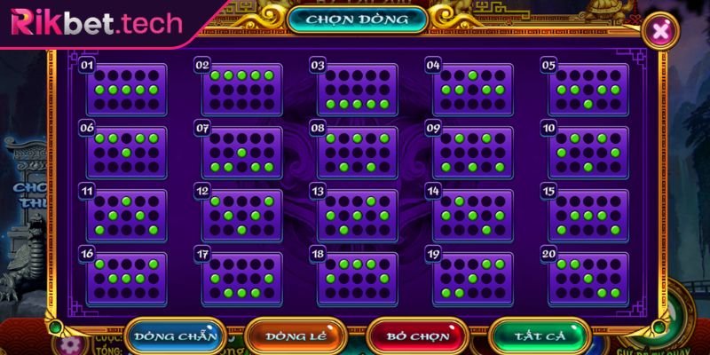 Long Quy Chi Bảo Rikbet – Tựa Game Nổ Hũ Đỉnh Cao An Toàn 2 Hệ thống 20 dòng cược đa dạng