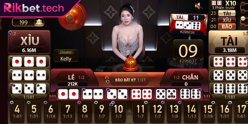 Sicbo RIKBET Chinh Phục Game Với Chiến Thuật Cực Chuẩn 2 Cửa bộ ba trong Sicbo RIKBET