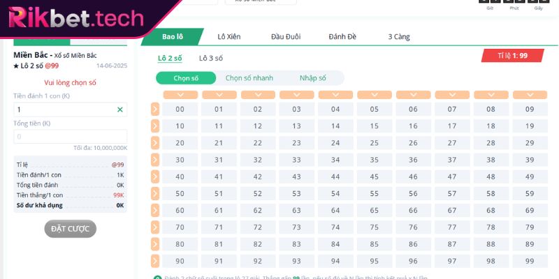 Xổ Số 3 Miền RIKBET Giải Pháp Cược Trực Tuyến Hiện Đại 1 Giới thiệu về xổ số 3 miền RIKBET